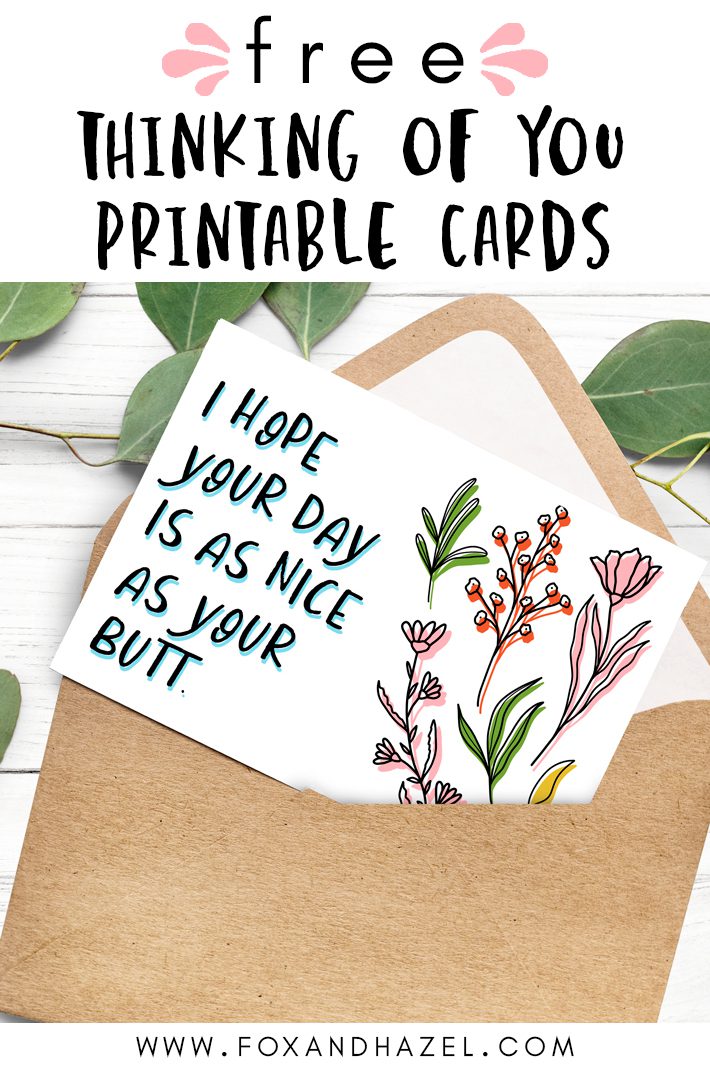 Professional Thinking Of You Card Template in PSD, Illustrator ...