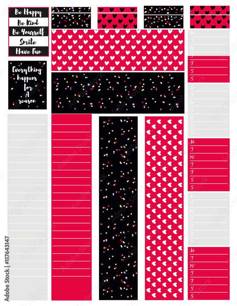 Dots design,bottom washi,decorative fullboxes.Thankfull thought ...