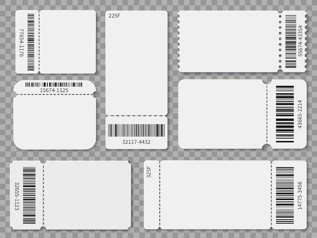 Premium Vector | Ticket templates. Blank admit one festival ...