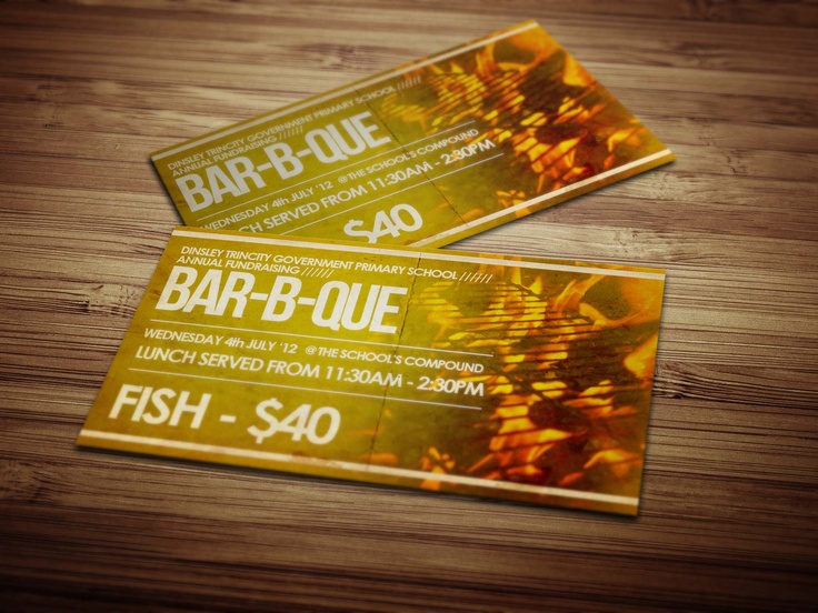 printable tickets for bbq