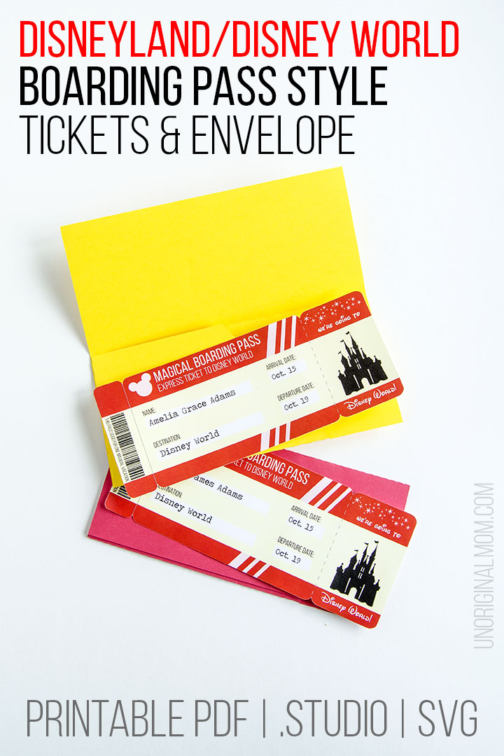 printable tickets to disney world