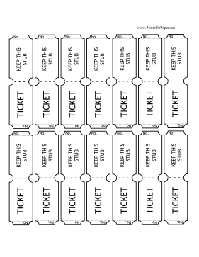printable tickets with numbers free