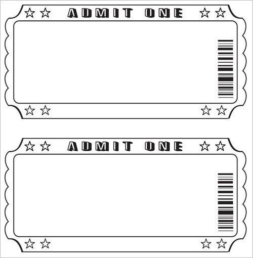 24+ Editable Ticket Template Free | Nurul Amal