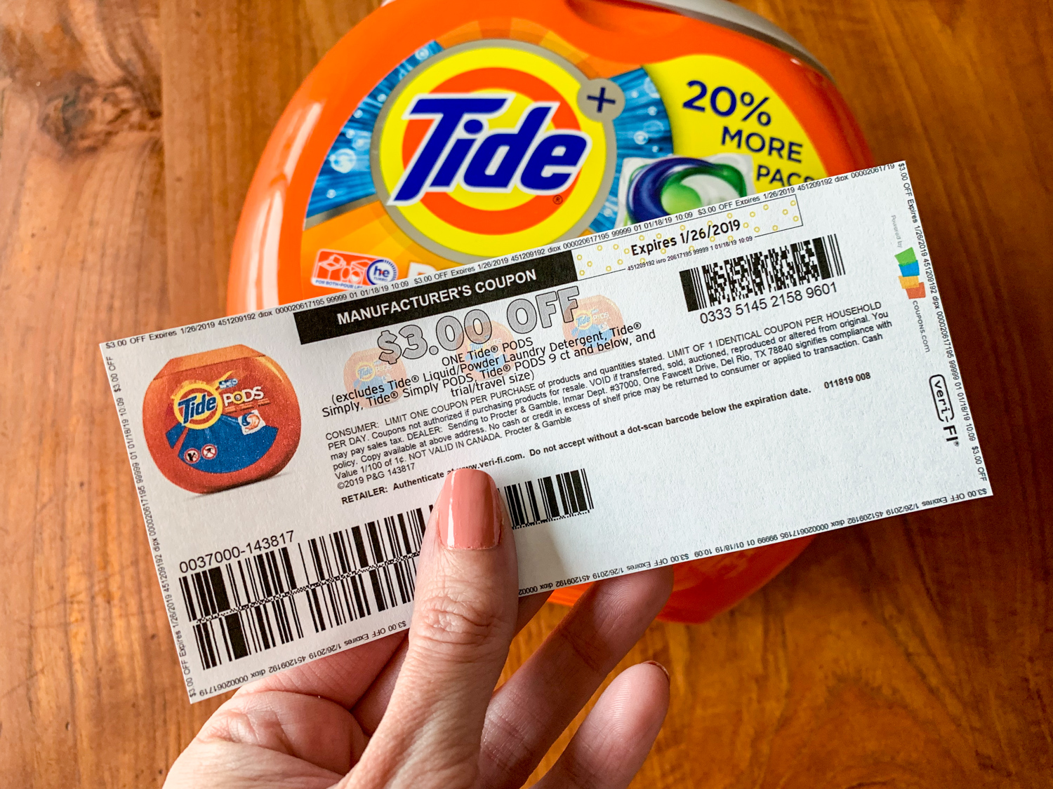 HOT* $3 Off Tide PODS Printable Coupon (Available For 7 Days Only