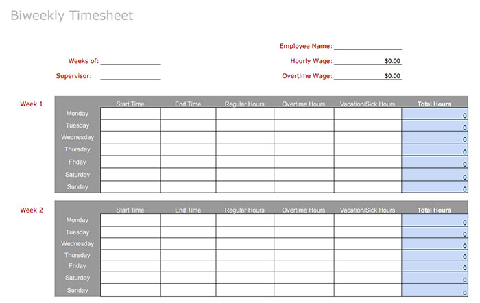 free-downloadable-time-sheet-templates-for-your-business-worksheets-library for Free Printable Biweekly Time Sheets Free Downloadable Time Sheet Templates for Your Business - Worksheets Library for Free Printable Biweekly Time Sheets