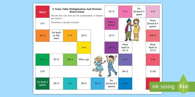 printable times table board games