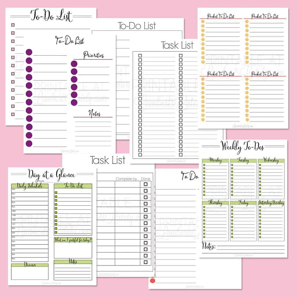33 Free Printable To Do List Templates | Lamberts Lately