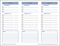 printable to do list checklist