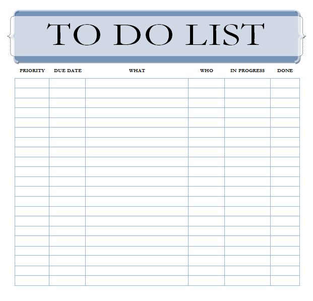 The Best To Do List Template - Unleash Your Productivity