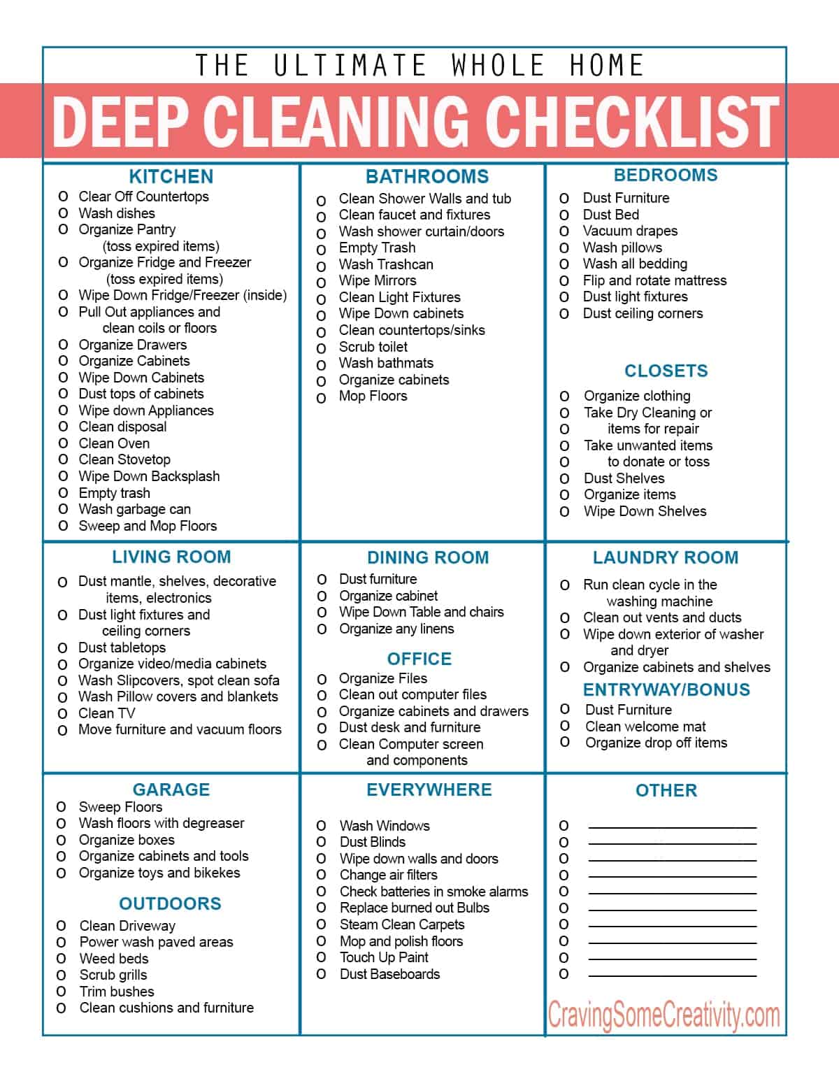 printable to do list for house cleaning