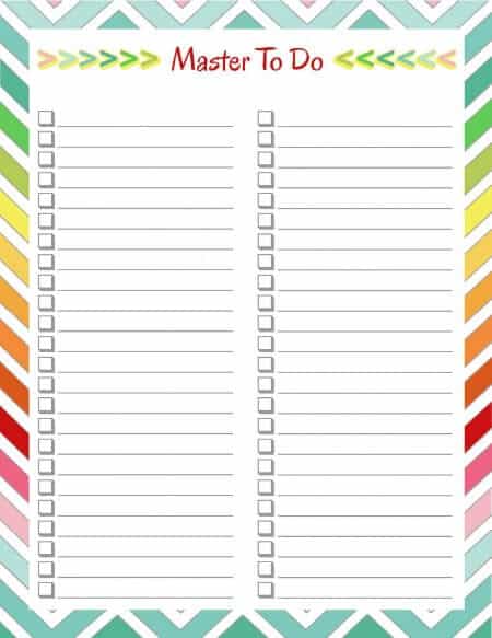printable to do list for moms