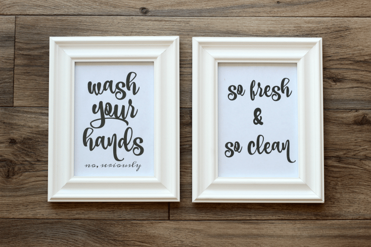 printable toilet wall art