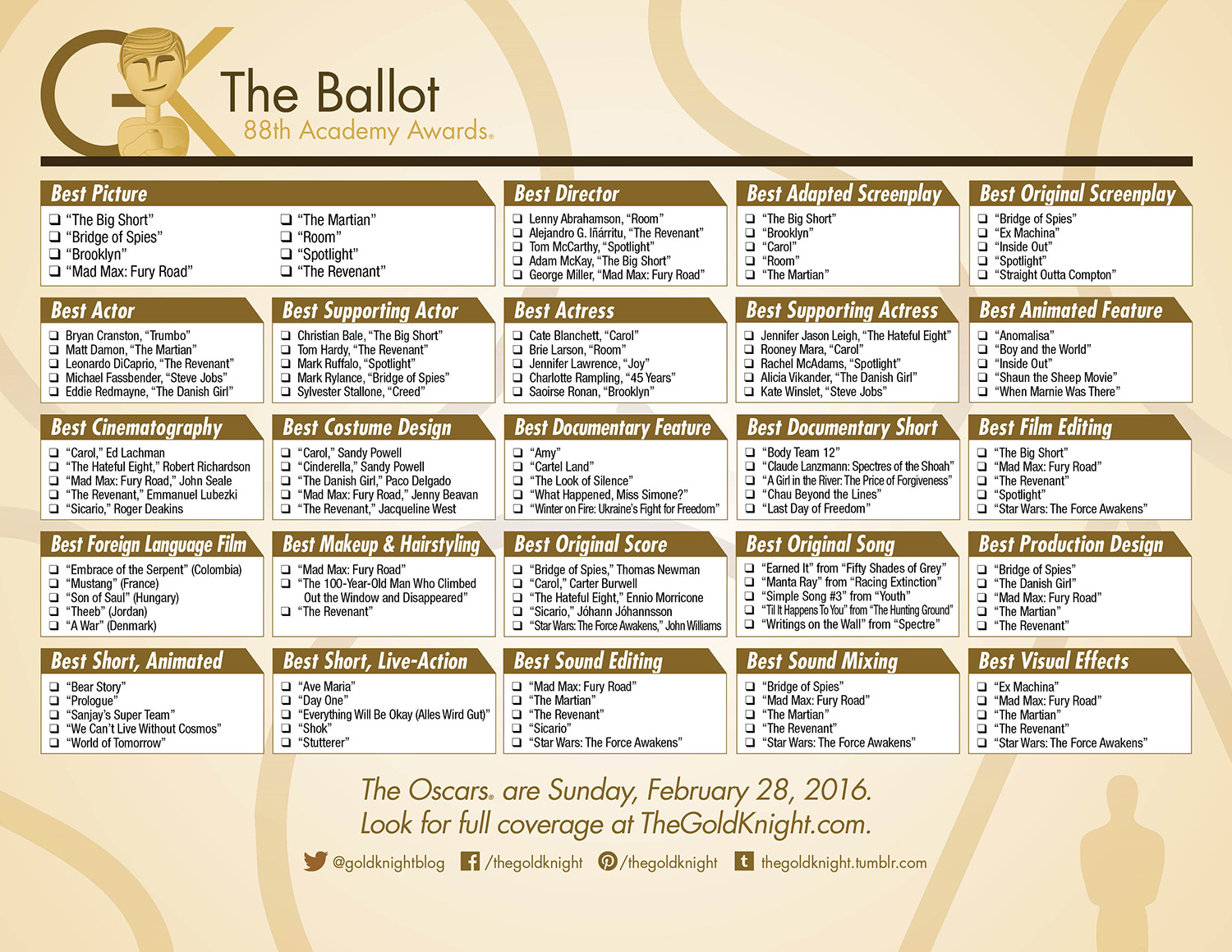 printable tony awards ballot