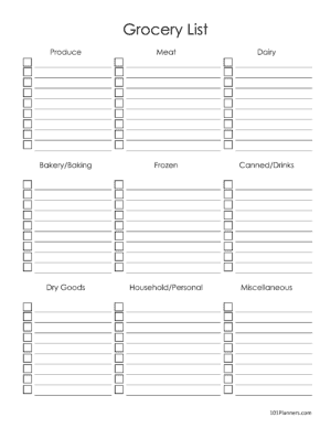 printable total 10 shopping list