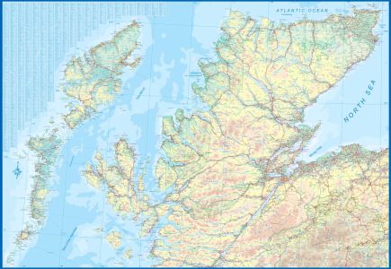 printable touring map of scotland