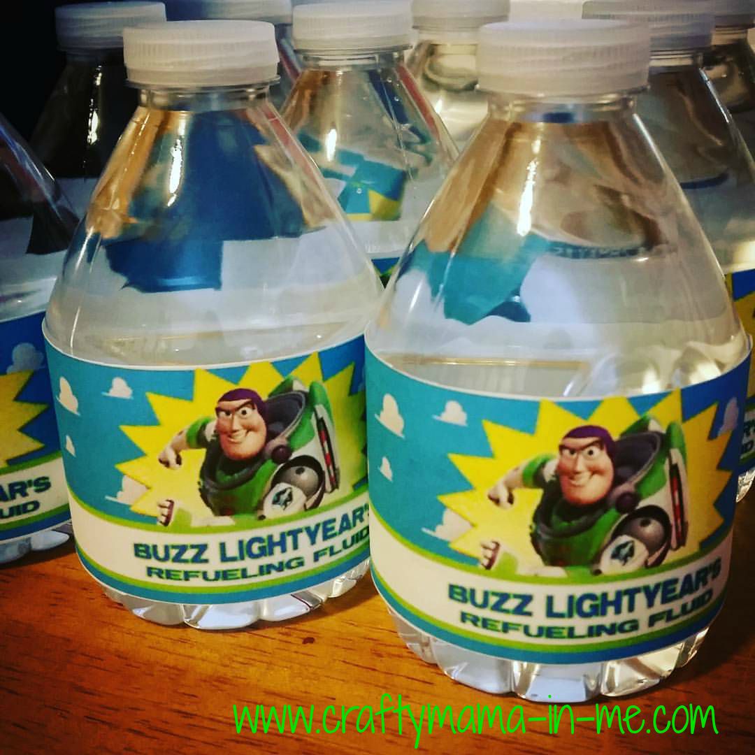printable toy story water bottle labels