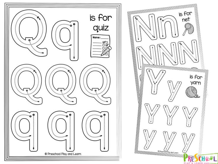 printable tracing letters for pre k