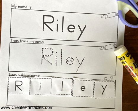 printable tracing letters make your own