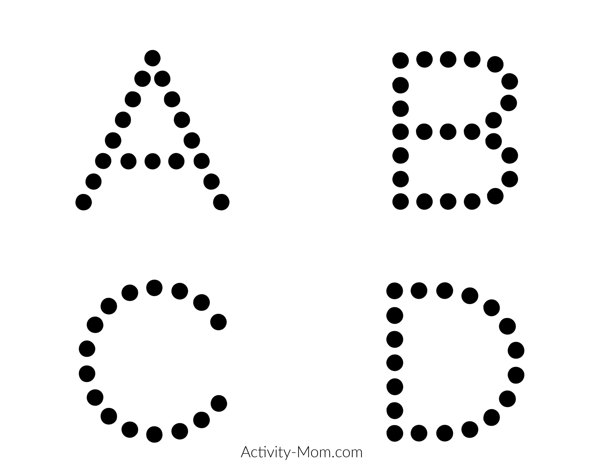 printable tracing letters