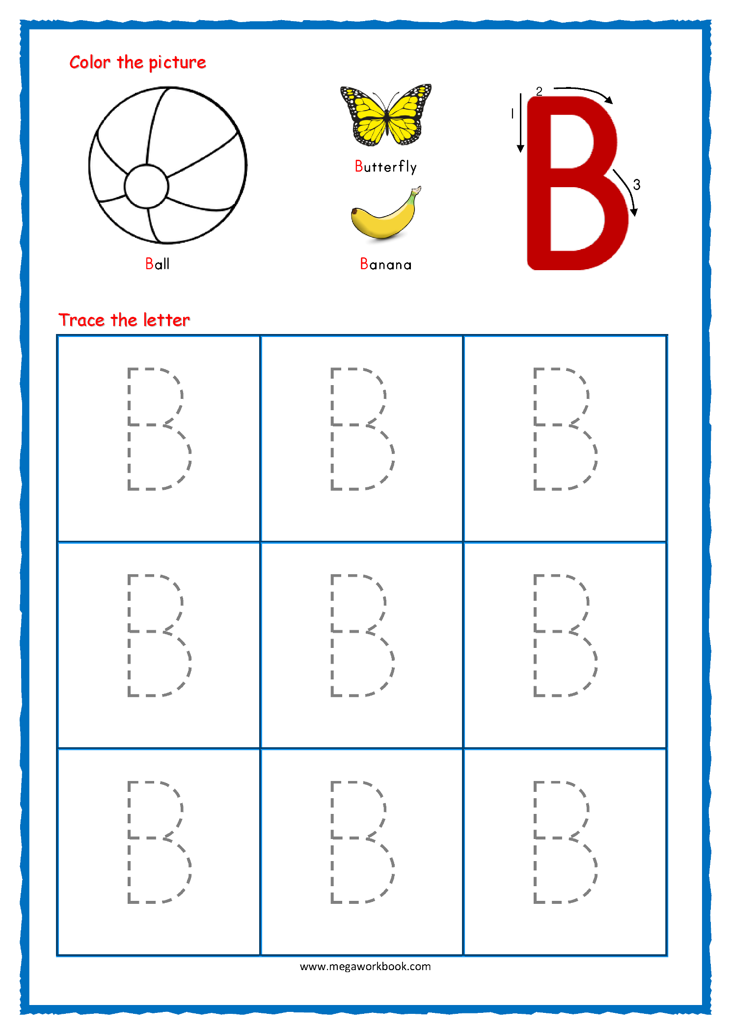 printable tracing letters