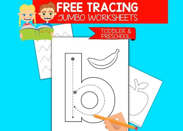 Free Printable Tracing Sheets for Toddler and Preschoolers