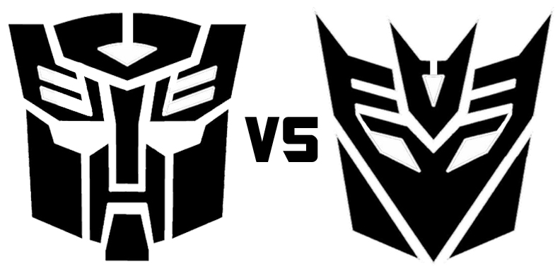good vs evil transformers - Clip Art Library