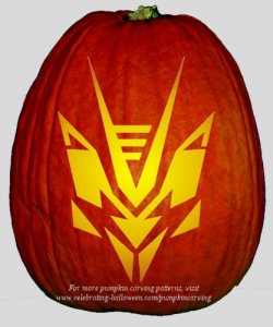 Free Transformers Pumpkin Carving Stencils - Celebrating Halloween