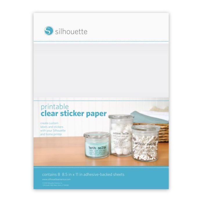 printable translucent labels
