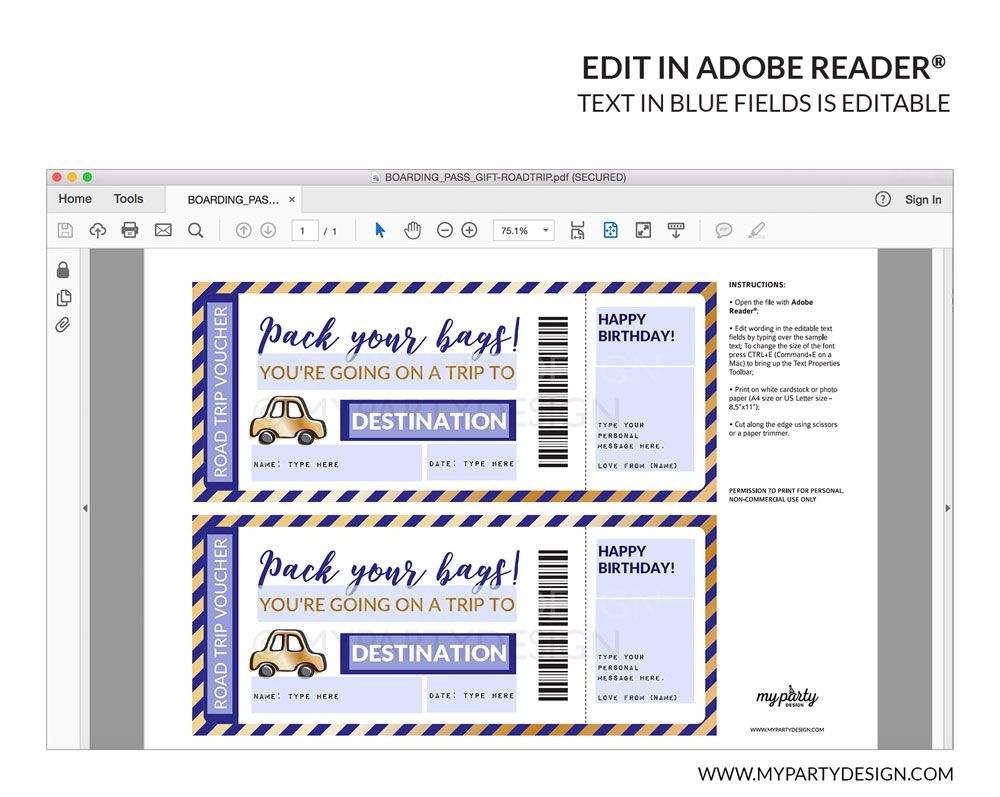 printable travel vouchers
