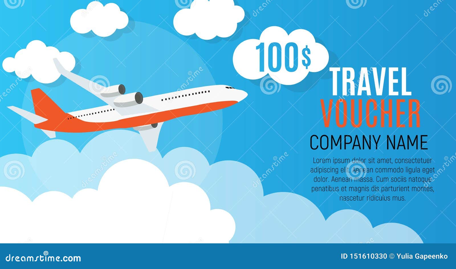 Travel Voucher Template Stock Illustrations - 1,677 Travel Voucher ...