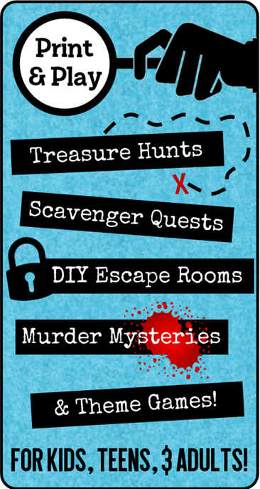 Printable Treasure Hunt Riddles, Clues, and Games!