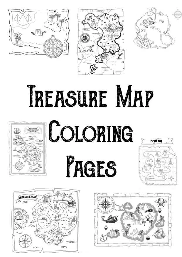 printable treasure maps pirates