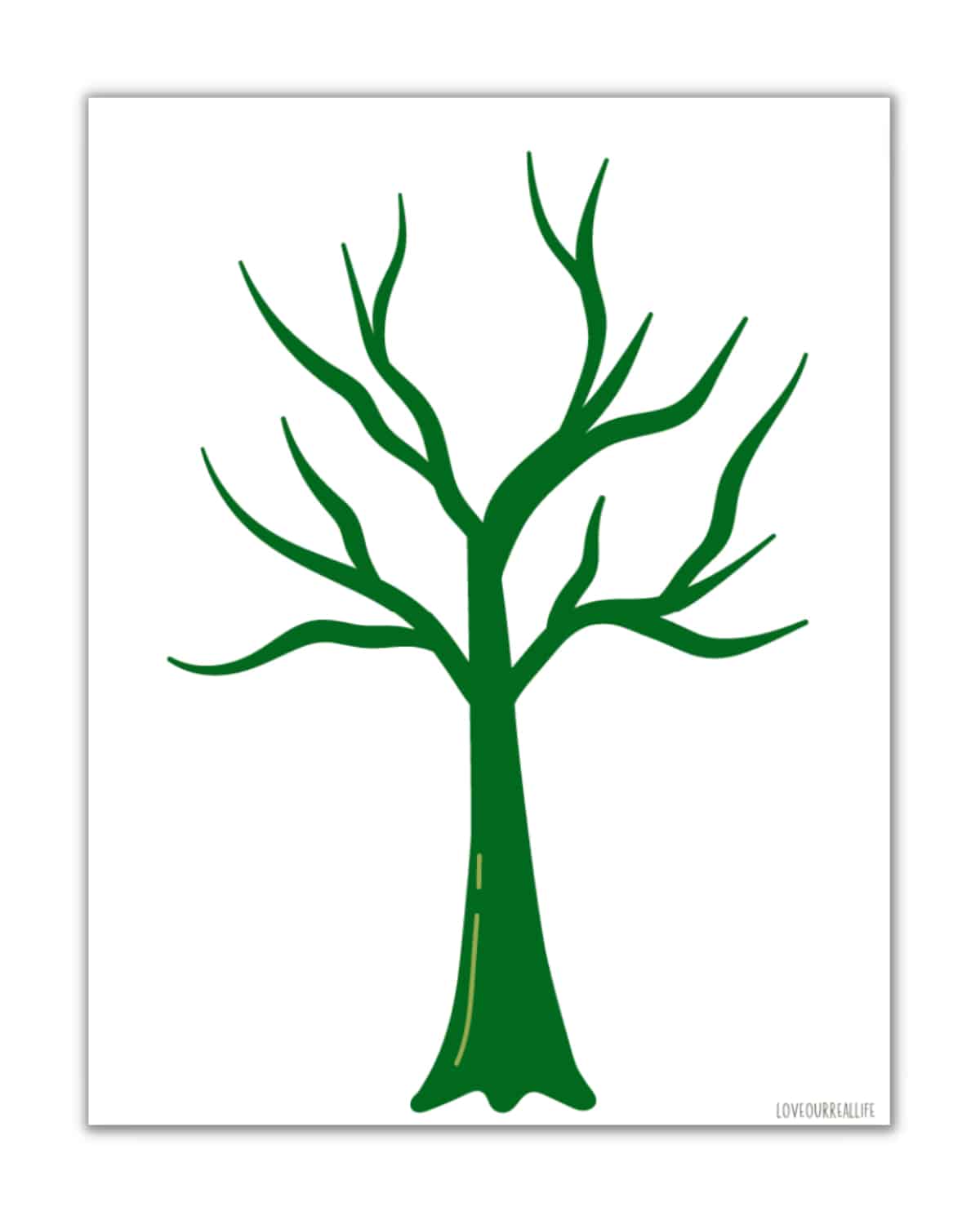 FREE Printable Trees Without Leaves Template - 19 Pages ⋆ Love ...