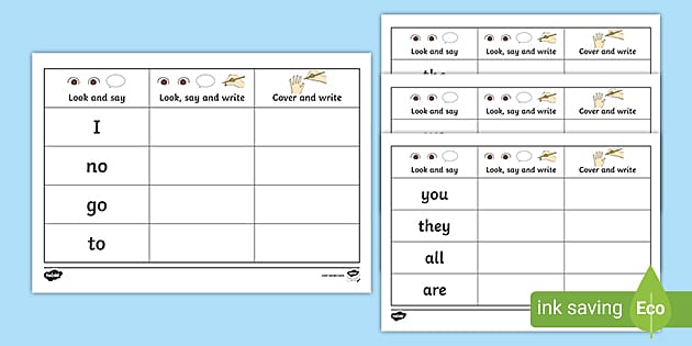 Tricky words worksheet | Easy to print | Twinkl - Twinkl