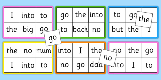 Tricky Words Bingo with Phase 2 Bingo Cards | Literacy Bingo