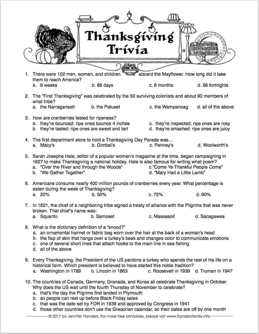 printable trivia questions and answers 2017