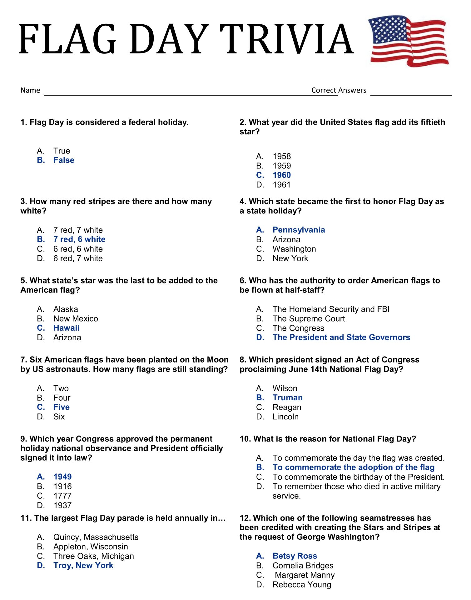 printable trivia quiz for seniors
