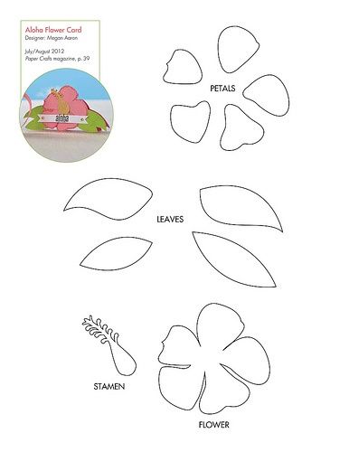 printable tropical flowers