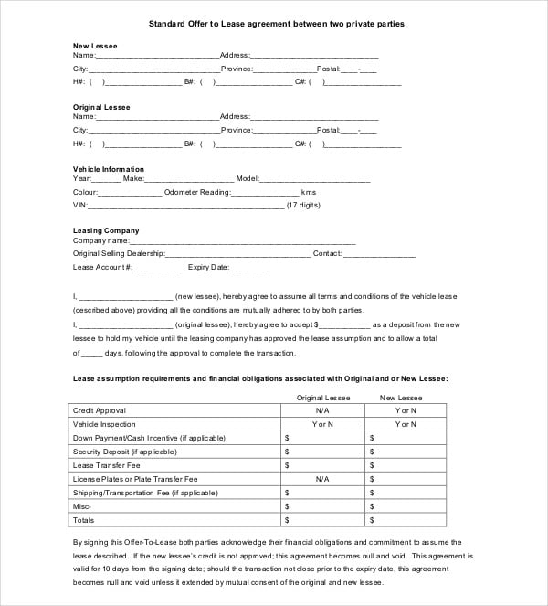 12+ Truck Lease Agreement Templates - PDF, DOC