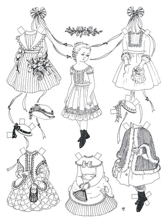 printable tudor paper dolls