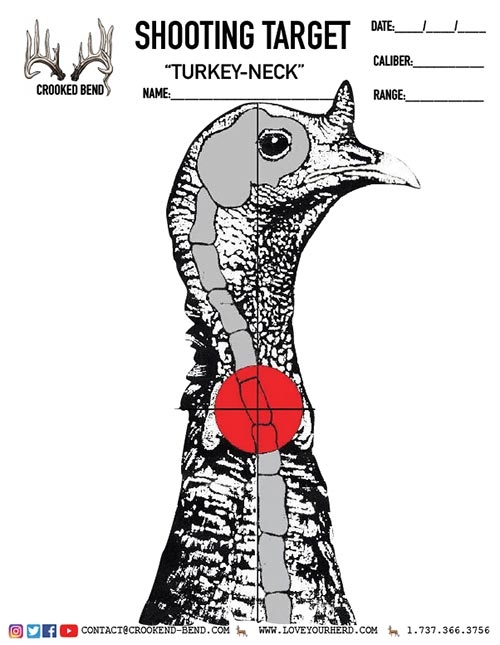 Turkey-Neck | Free Printable Shooting Targets | Crooked Bend