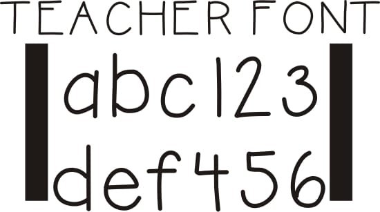 67 Free Fonts for Teachers - Teach Junkie