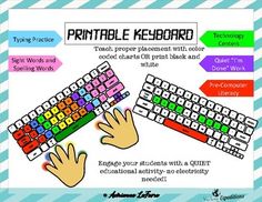 printable typing keyboard
