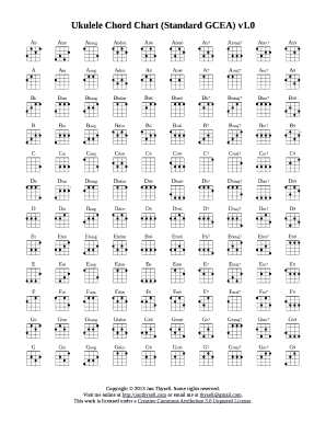 Ukulele Chord Sheet Pdf - Fill Online, Printable, Fillable, Blank ...