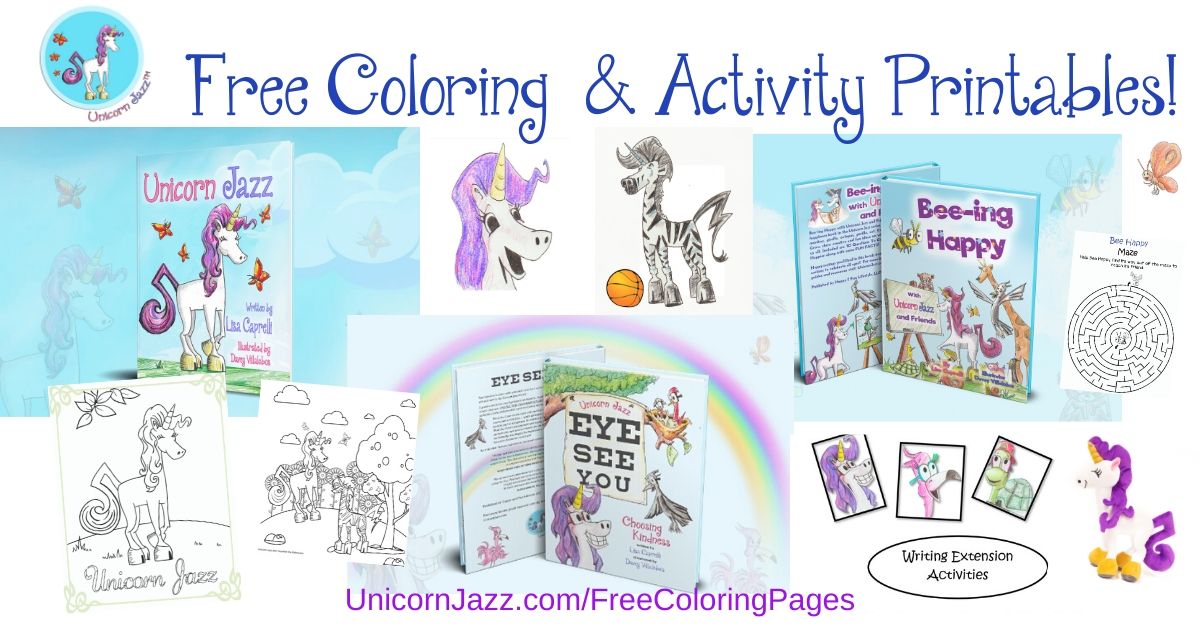 Free Printable Unicorn Coloring Pages | Unicorn Jazz