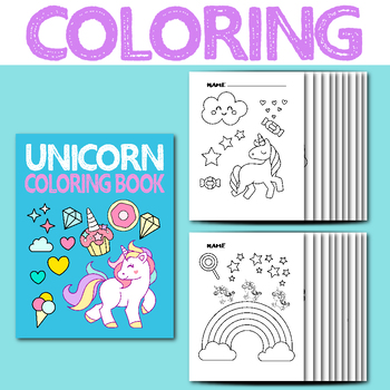 Unicorn Coloring Pages Printable Coloring Book For Kids