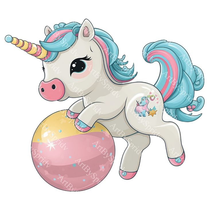 printable unicorn clipart