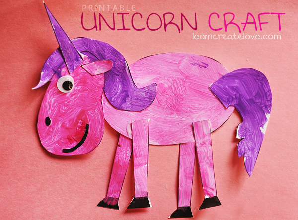 Printable Unicorn Craft