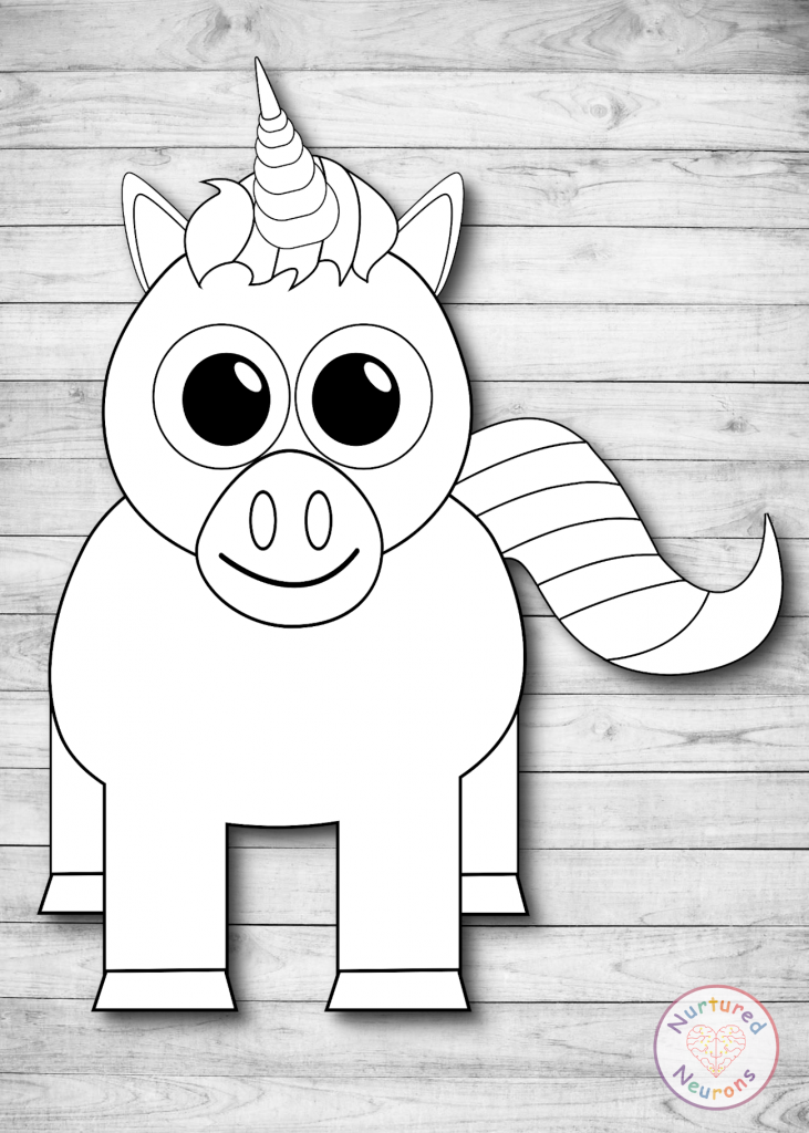 printable unicorn craft