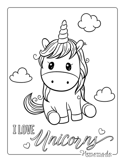100+ Magical Unicorn Coloring Pages for Kids &  Adults